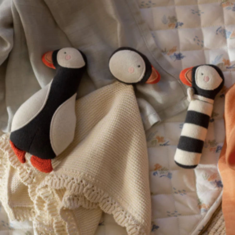 Organic Little Hands Toy, Puffin
