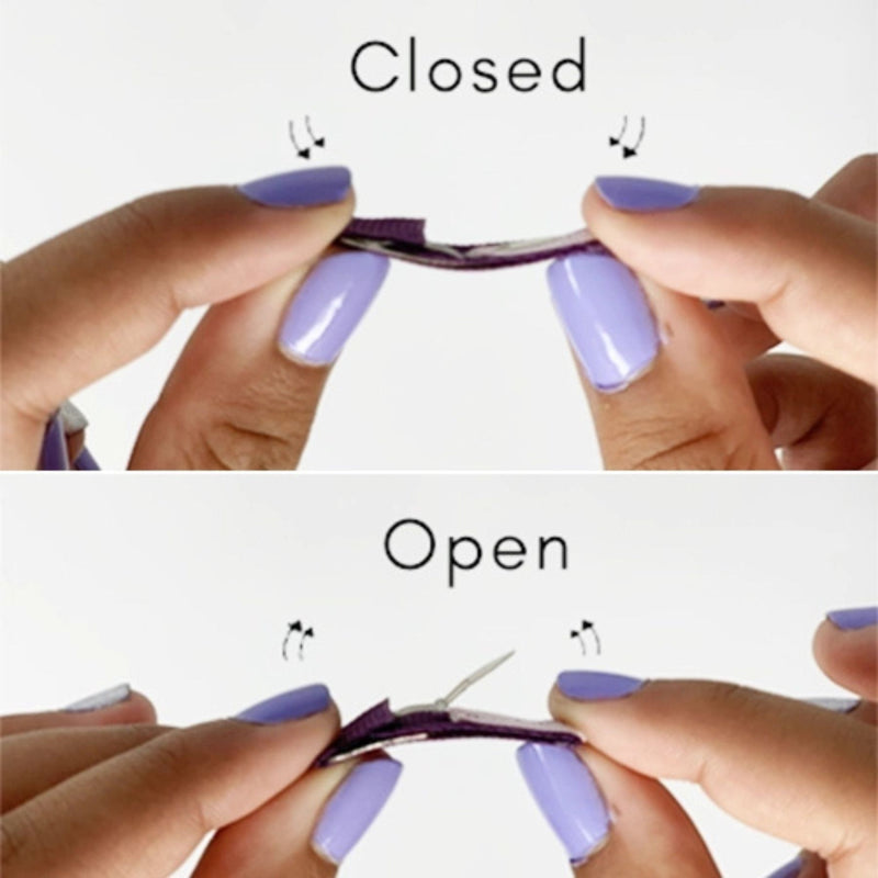 Tiny Tuxedo Bows 5 Pack Snap Clips