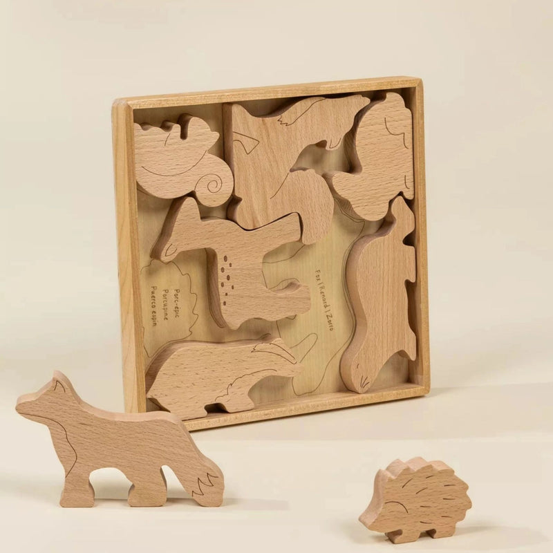 Wooden Balance Puzzle - Forest