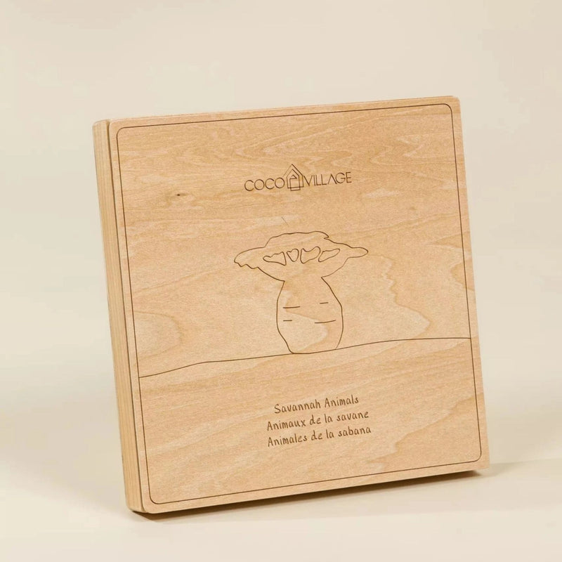 Wooden Balance Puzzle - Safari