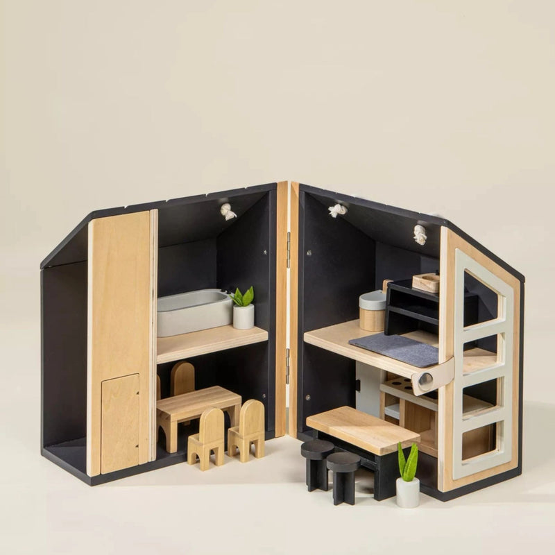 Wooden Doll House To Go