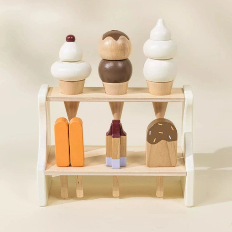 Wooden Ice Cream Stand
