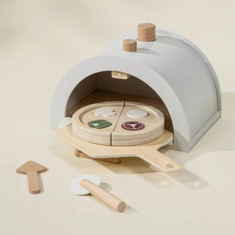 Wooden Pizza Oven Playset