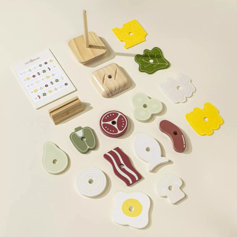 Wooden Stackable Sandwich