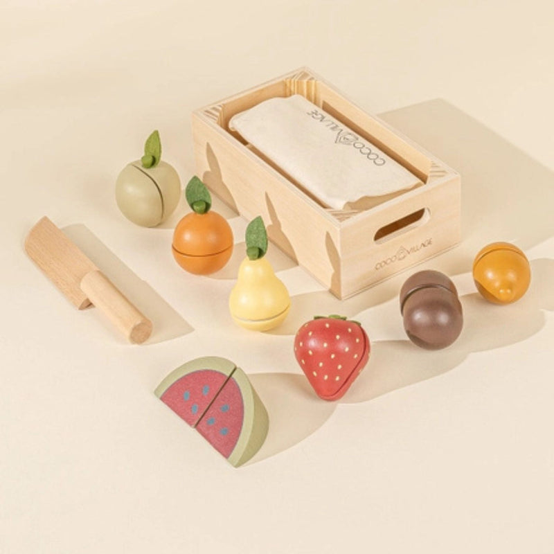 Wooden Fruits Playset