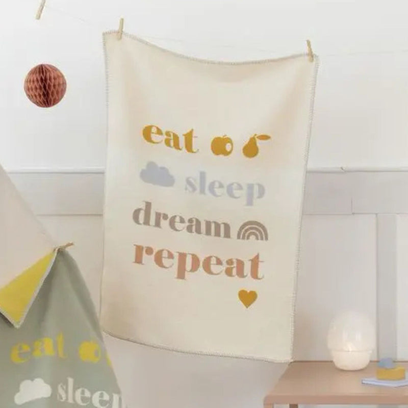 Lina Organic Flannel Blanket - Eat Sleep Repeat