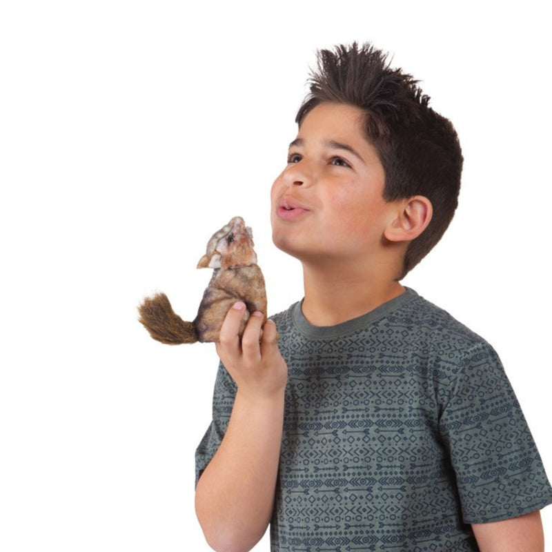 Mini Coyote Finger Puppet
