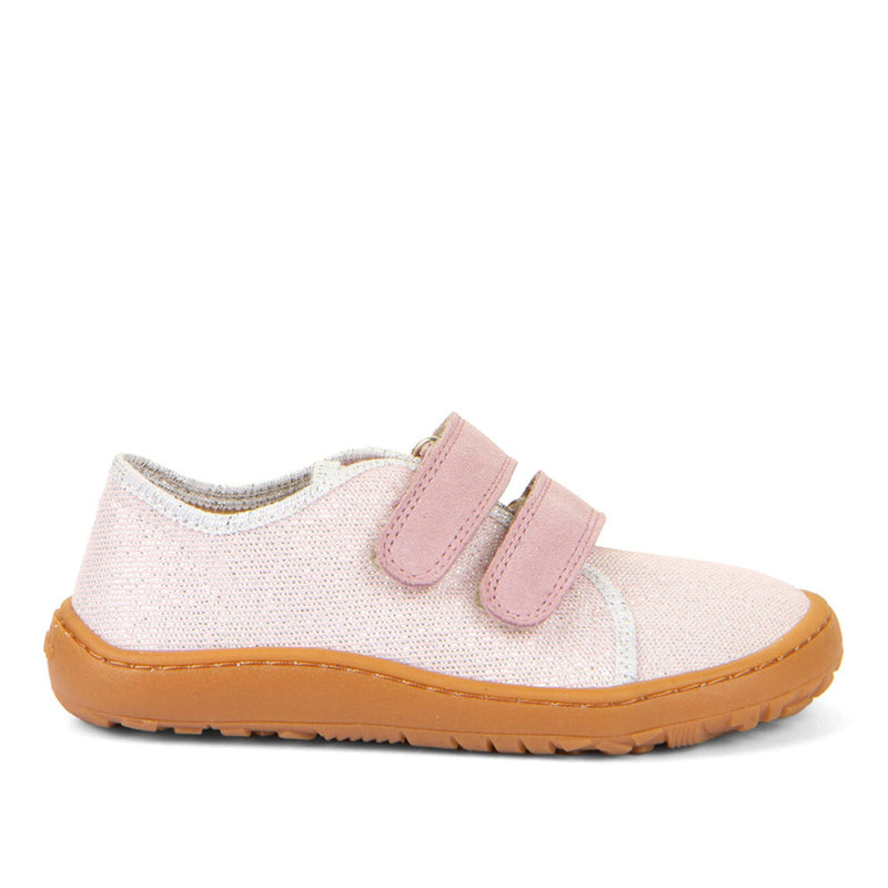 Barefoot Double Velcro Canvas Kid's Slippers - Extra Grip Outsole