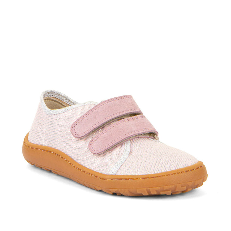 Barefoot Double Velcro Canvas Kid's Slippers - Extra Grip Outsole