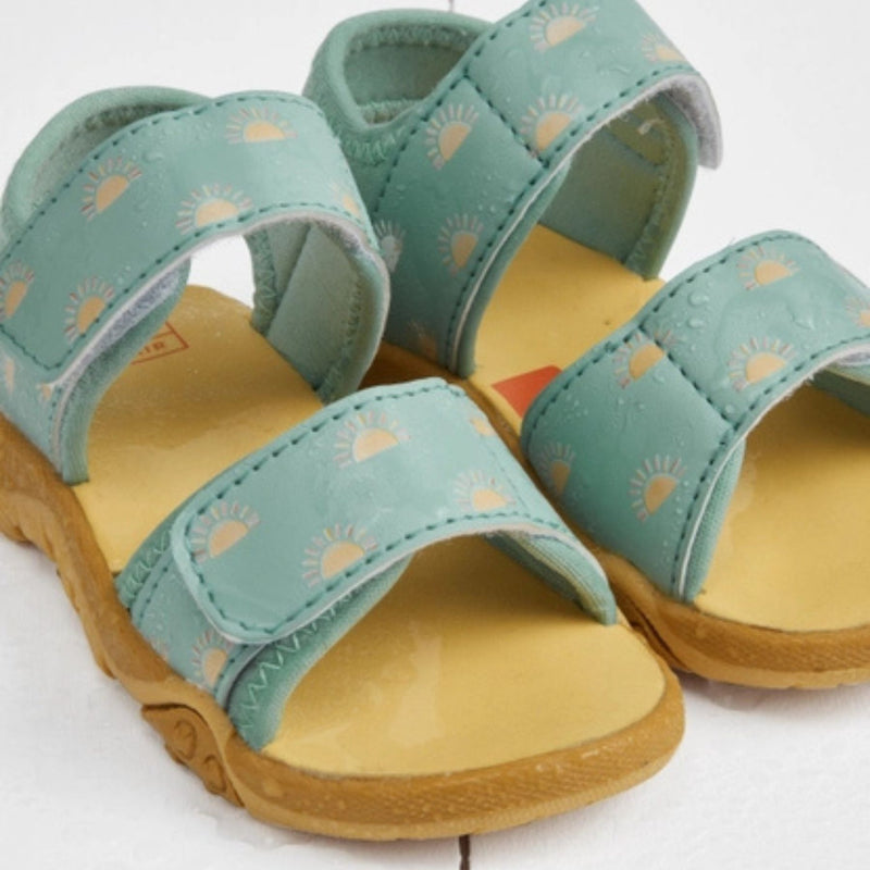 Grass + Air Colour-Changing Sandals Pistachio