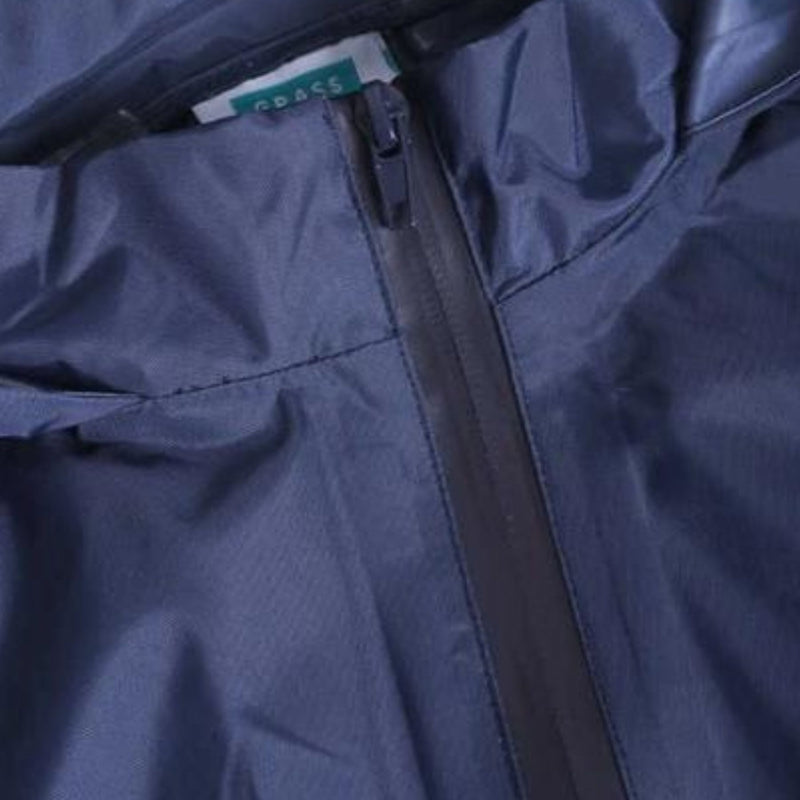 Nylon Rain Suit, Navy