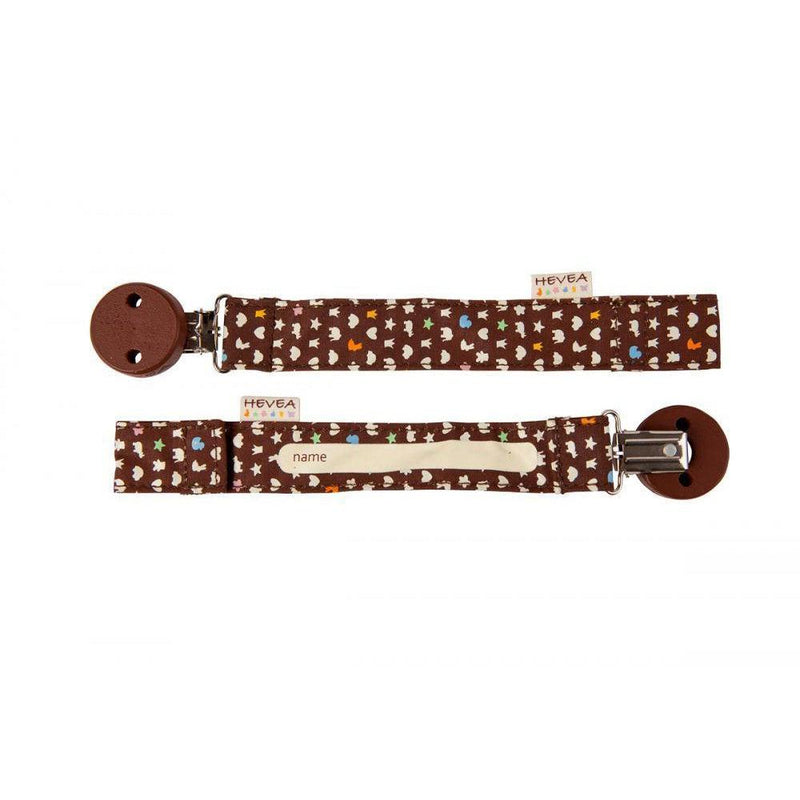 Organic Pacifier Holder - Brown