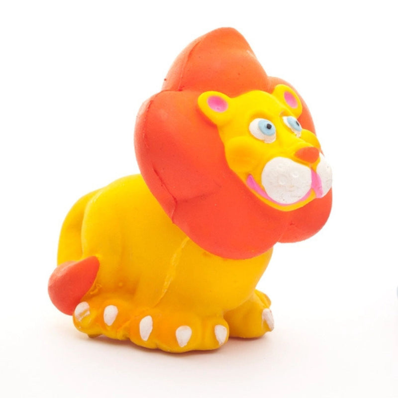 Natural Rubber Toy - Mini Safari Set  with Squeaker