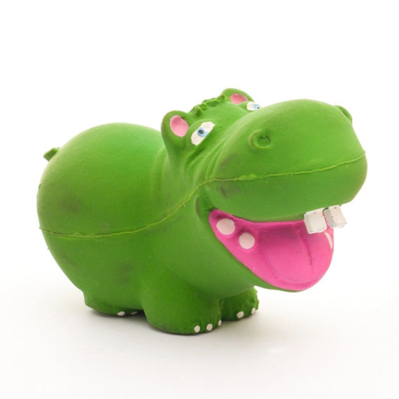 Natural Rubber Toy - Mini Safari Set  with Squeaker