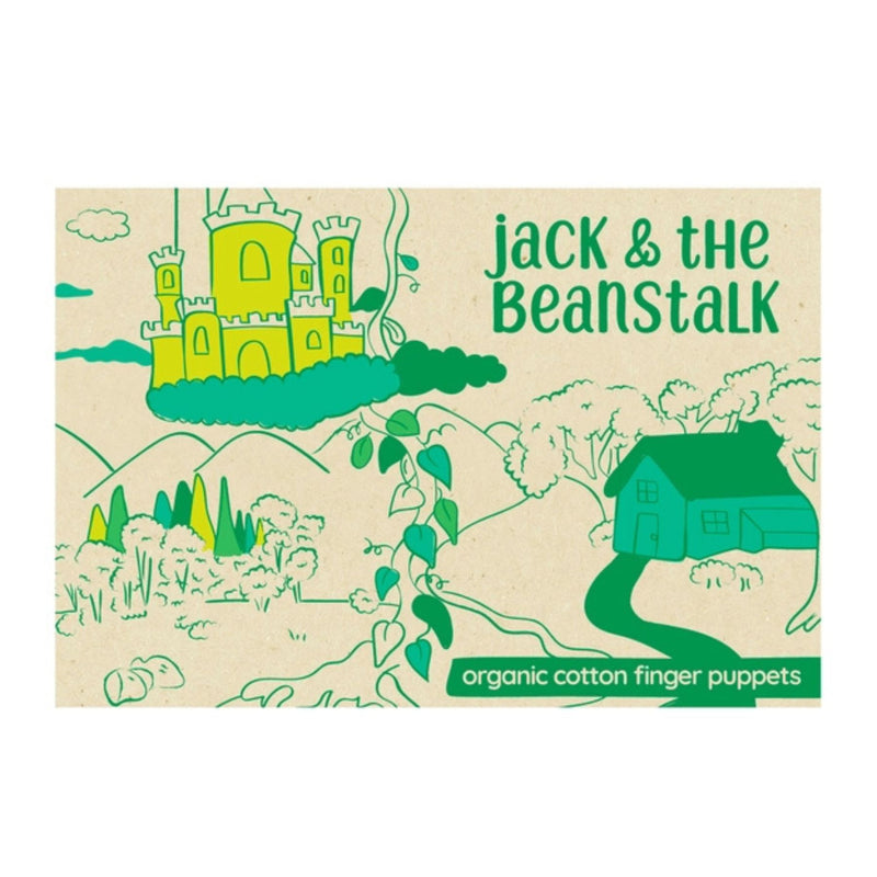 Organic Cotton Finger Puppets Story Pack - Jack + The Beanstalk