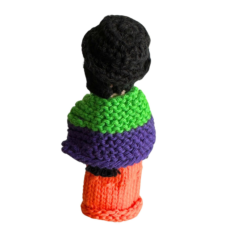 Organic Cotton Finger Puppet - Andean Girl