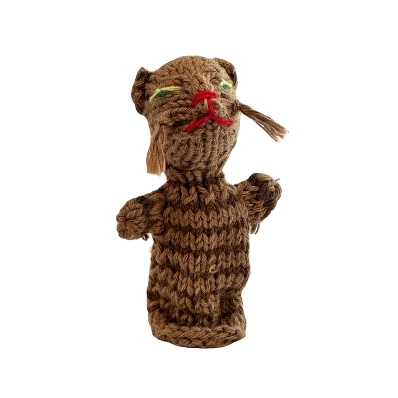 Organic Cotton Finger Puppet - Cat