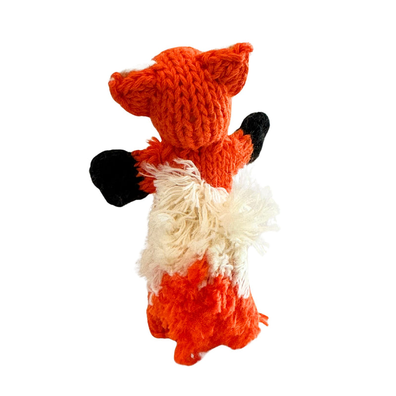 Organic Cotton Finger Puppet - Fox