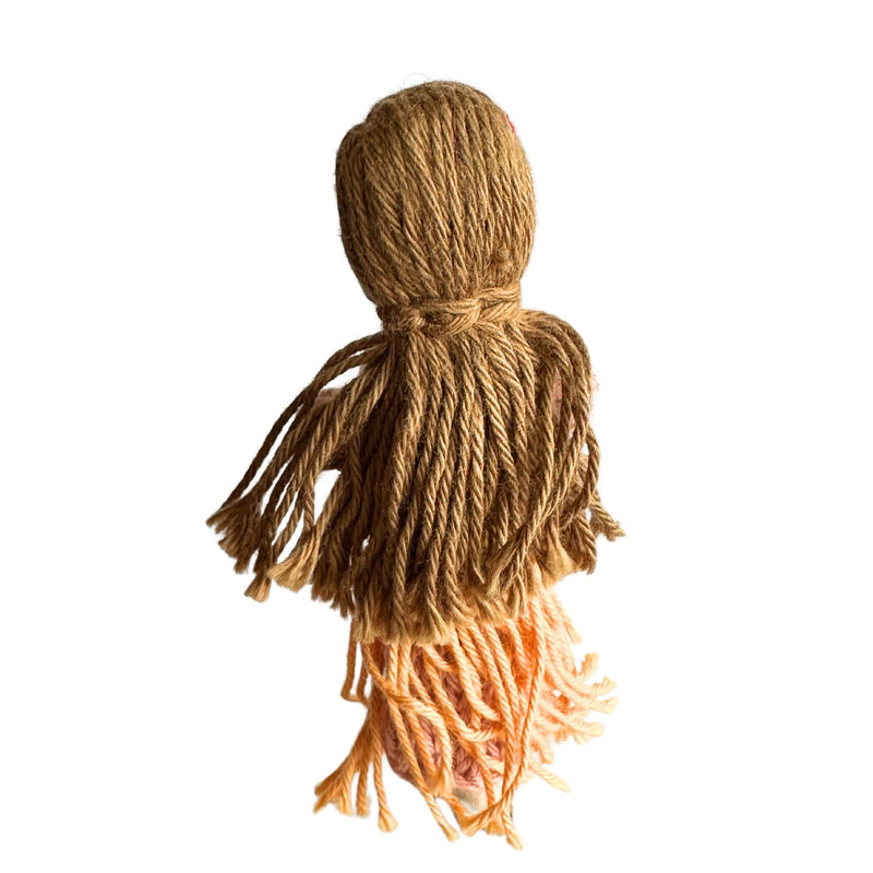 Organic Cotton Finger Puppet - Hula Girl