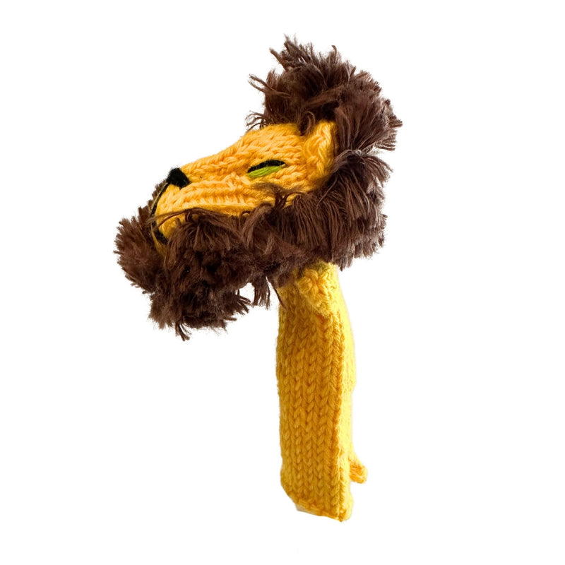 Organic Cotton Finger Puppet - Lion