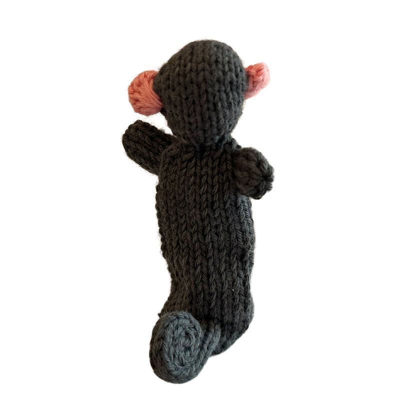 Organic Cotton Finger Puppet - Monkey