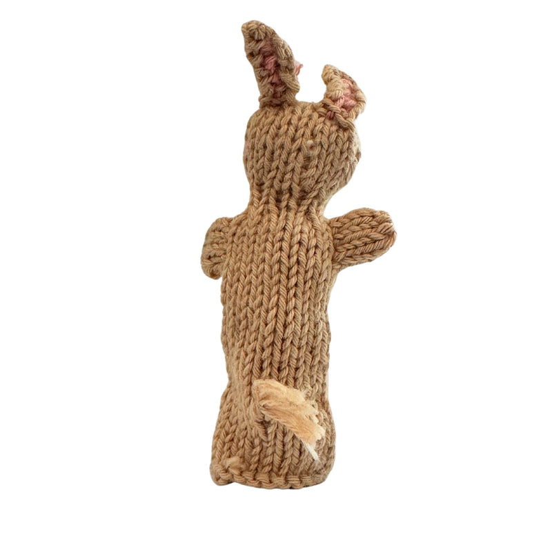 Organic Cotton Finger Puppet - Rabbit