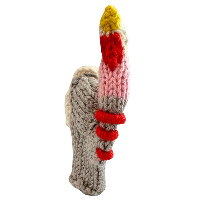 Organic Cotton Finger Puppet - Turkey