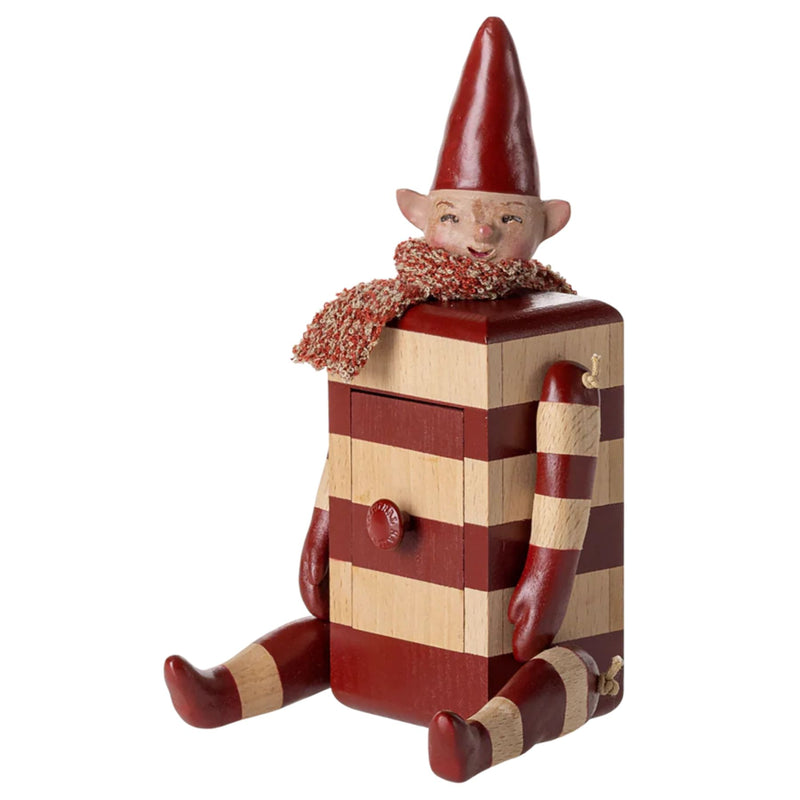 Wooden Elf with Drawer