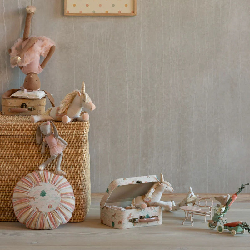 Suitcases with Fabric, 2pcs