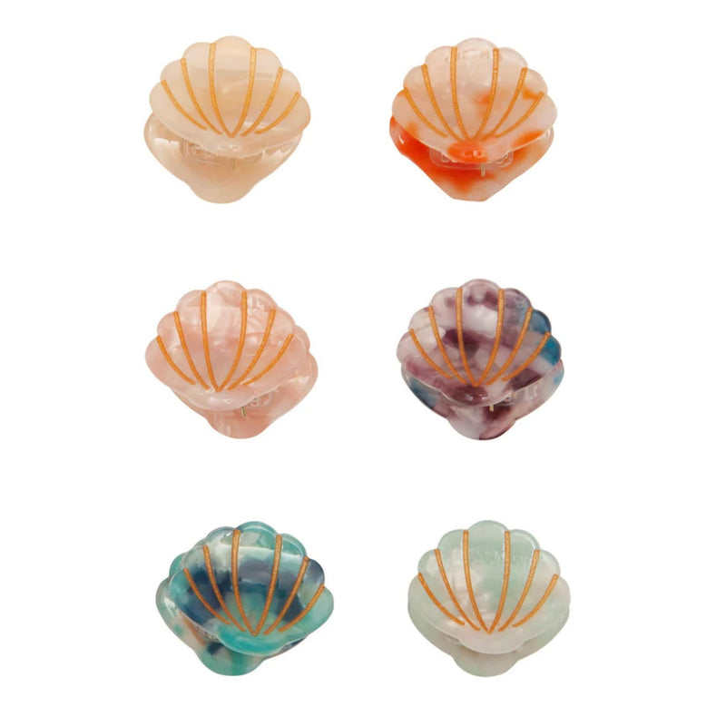 Mini Shell Claw Clips