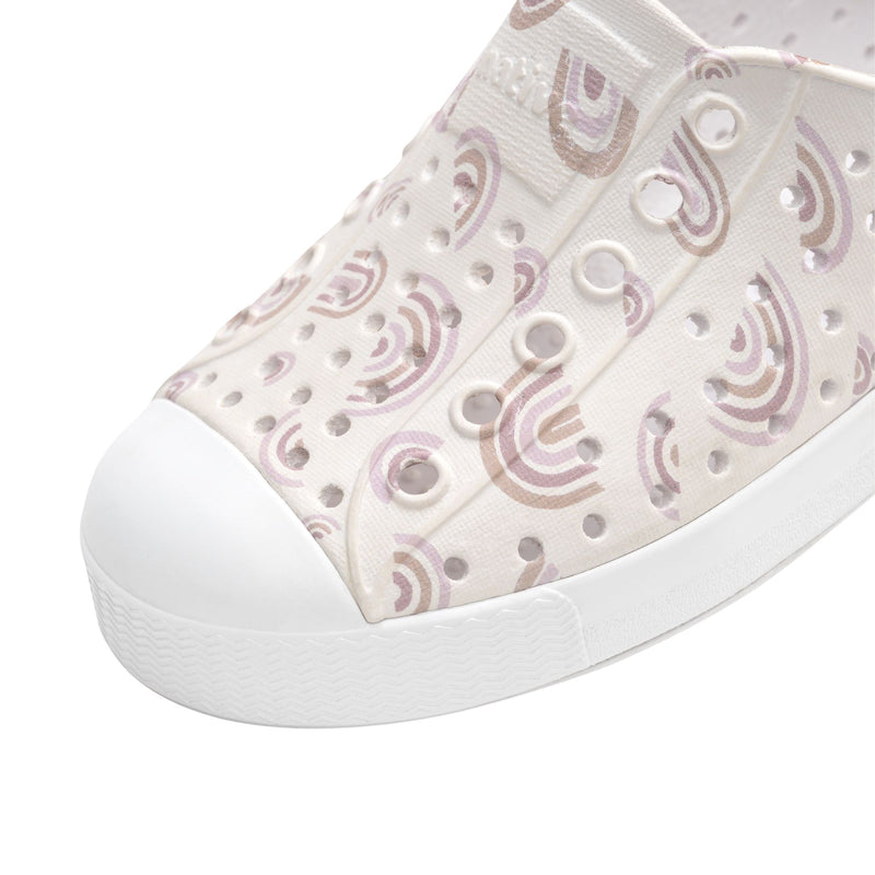 Jefferson  Print- Barely Flax Rainbow