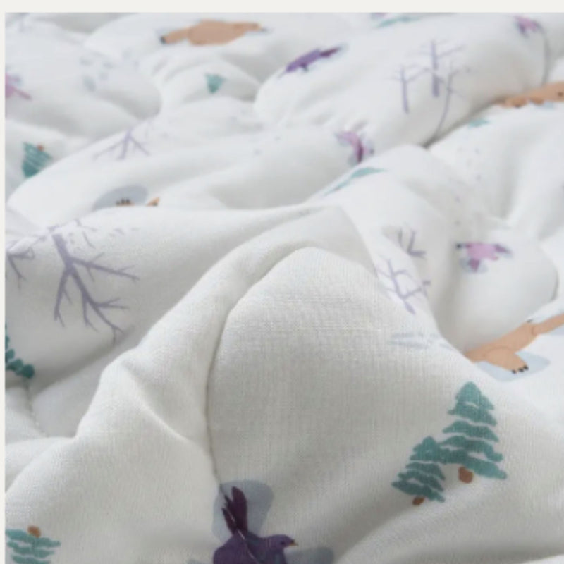 Quilted Bamboo Jersey Cozy Blanket