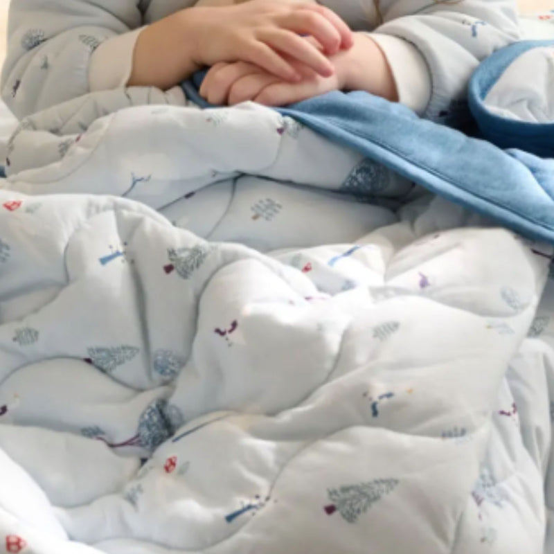 Quilted Bamboo Jersey Cozy Blanket