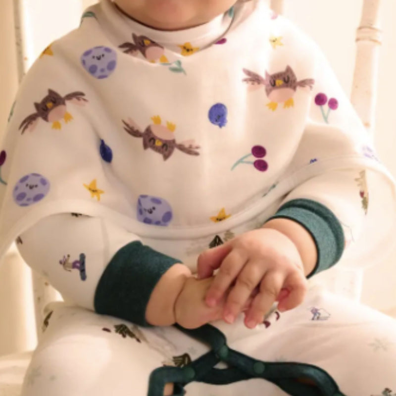 Bamboo Muslin Burp 'n Bib, 2 pack