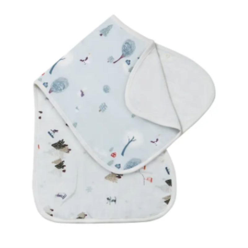 Bamboo Muslin Burp 'n Bib, 2 pack