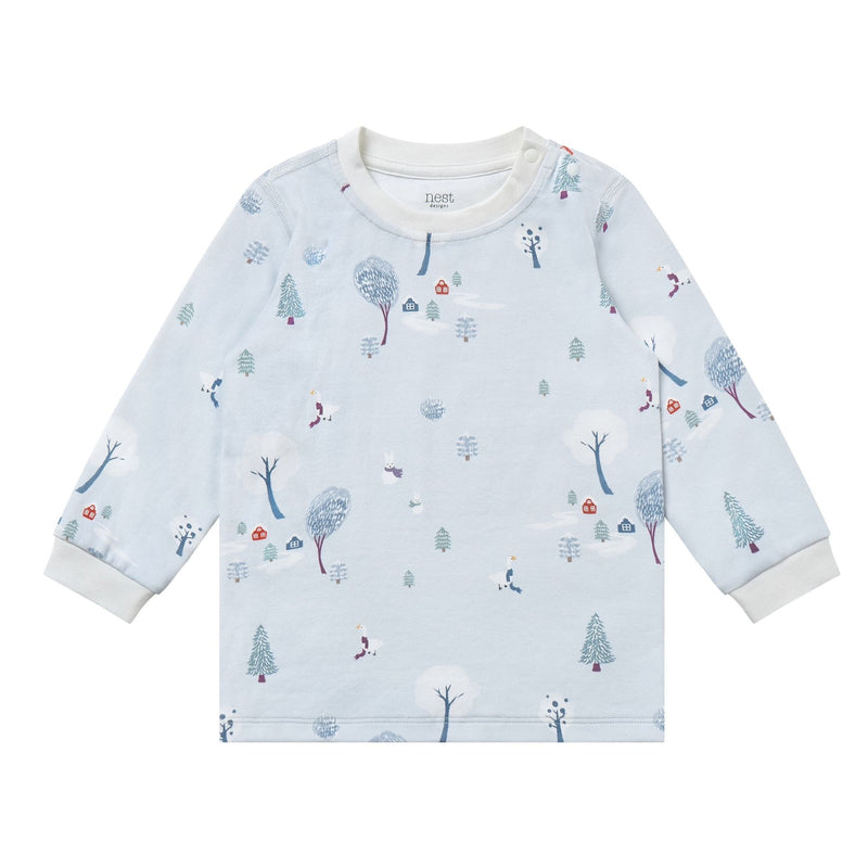 Organic Cotton Two-Piece Long Sleeve PJ Set