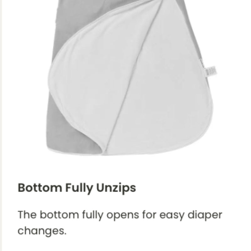 Avocado Bamboo Removable Sleeve Sleep Bag 3.5 Tog