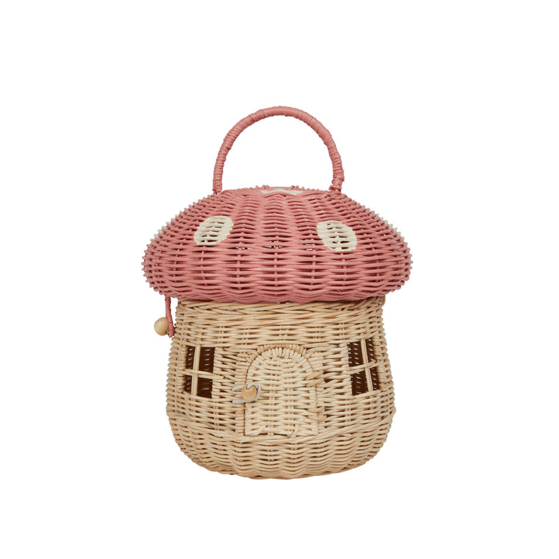 Rattan Mushroom Basket