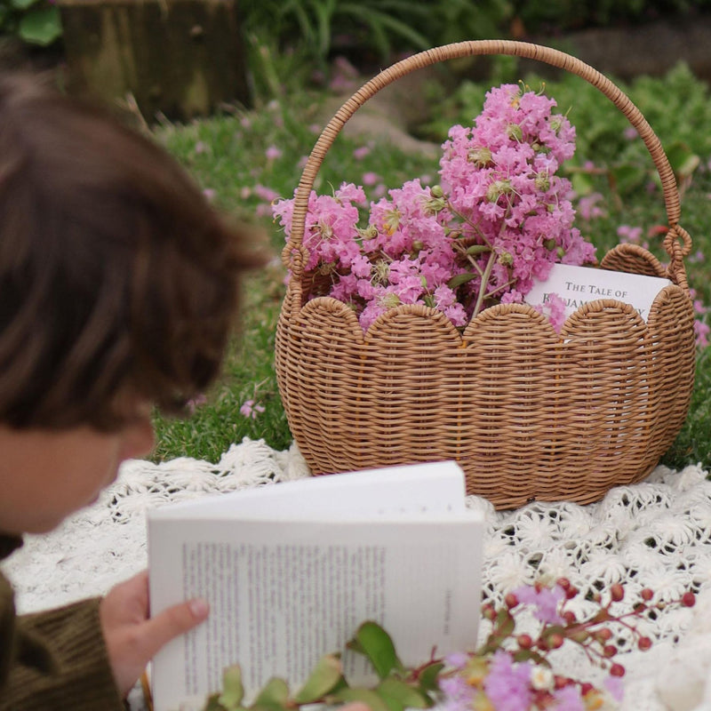 Petal Basket - Natural