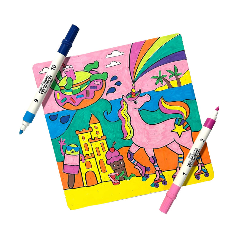 Colourtopia Colour By Number Kit