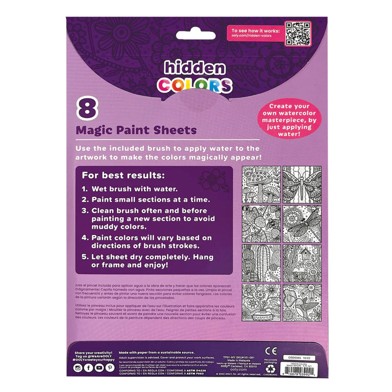 Hidden Colour Magic Paint Sheets