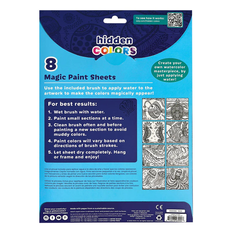 Hidden Colour Magic Paint Sheets