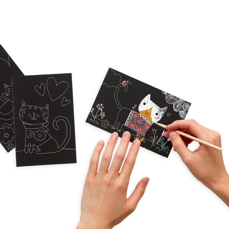 Mini Scratch + Scribble Art Kit