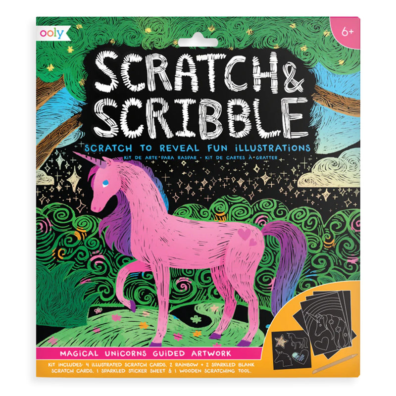 Scratch + Scribble Art Kit