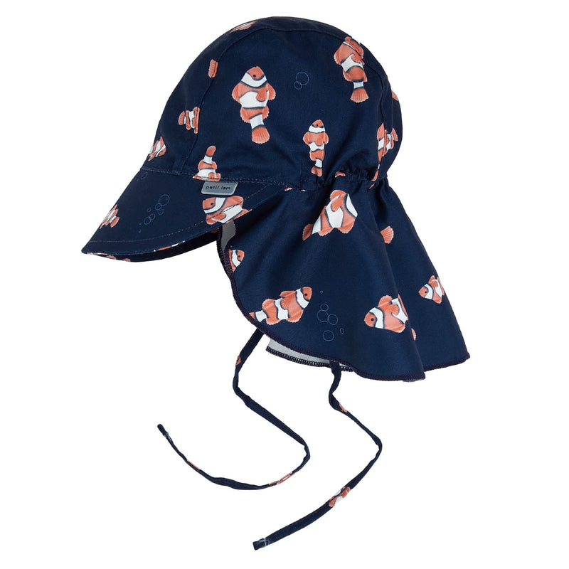 Clownfish Print Flap Hat