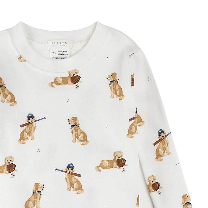 Golden Retriever Print PJ Set