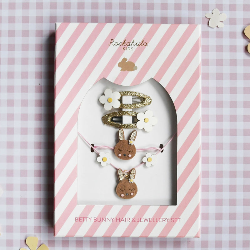 Betty Bunny Hair + Jewellery Set