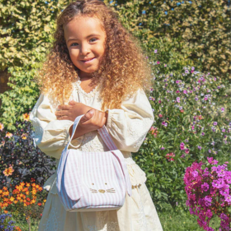Stripy Bunny Bucket Bag