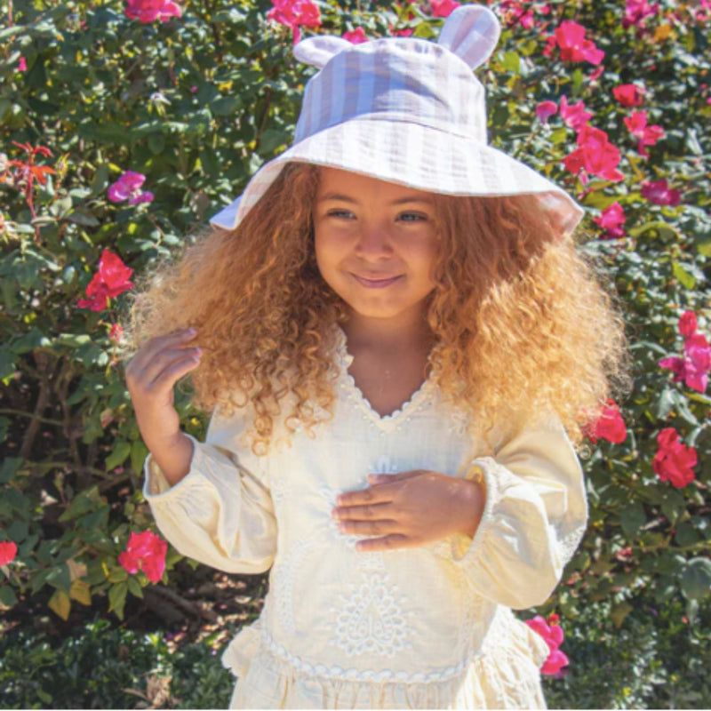 Stripy Bunny Sun Hat