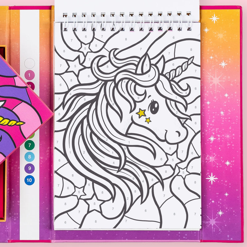 Colour by Number - Unicorn Dreaming